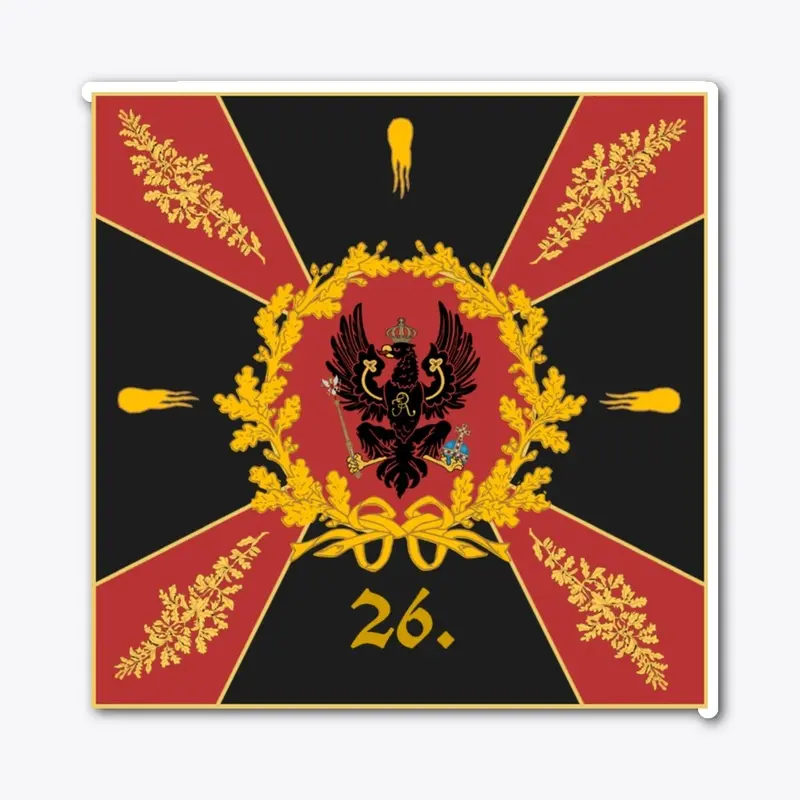 26th Flag Sticker